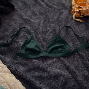 Target Forest Green Triangle Bikini Top